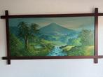 Groot Schilderij Indonesië  Mooi geschilderd op hardboord, A, Antiek en Kunst, Kunst | Schilderijen | Klassiek, Ophalen