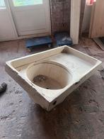Vintage Lavet wasbak, Ophalen, Gebruikt, Overige materialen, Wit
