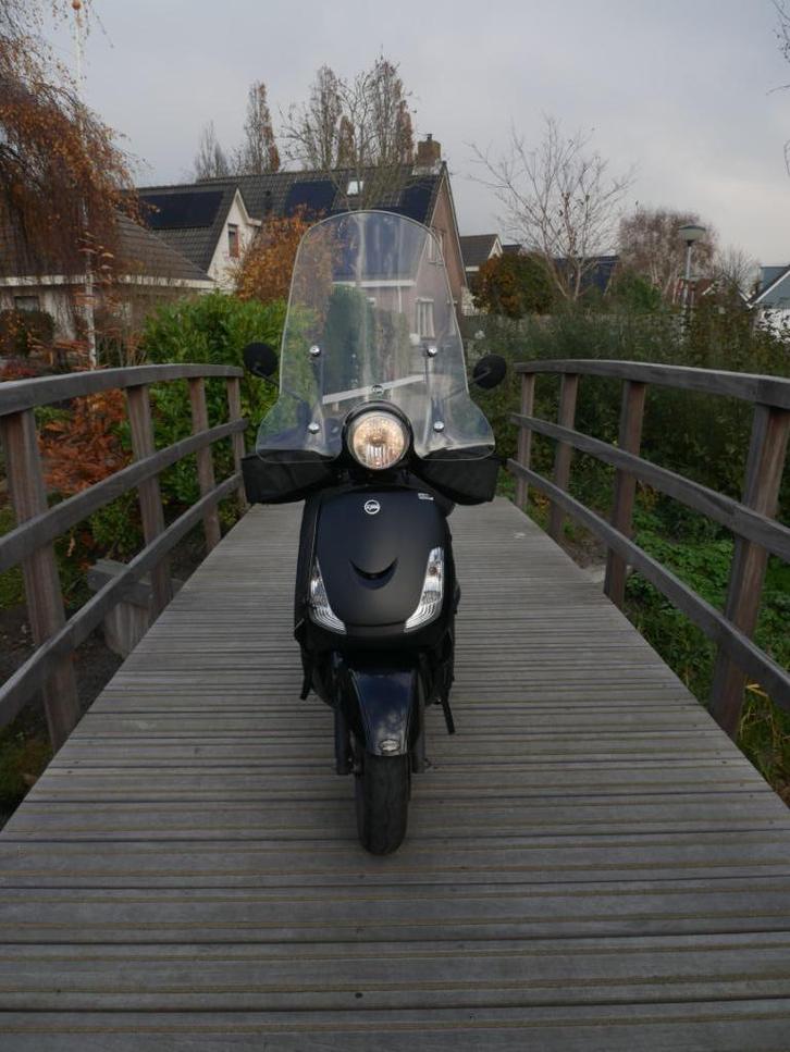 SYM Fiddle 2 - 2019, Fietsen en Brommers, Scooters | SYM, Gebruikt, Fiddle, Maximaal 45 km/u, Benzine, Ophalen