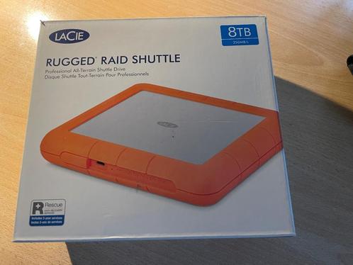 LaCie Portable Rugged 8TB Raid USB-C, Computers en Software, Harde schijven, Zo goed als nieuw, Laptop, Extern, HDD, USB, Ophalen