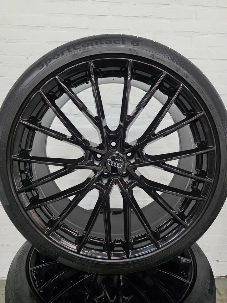 Nette 23" Audi E-tron velgen, A-merk Continental zomerbanden, Auto-onderdelen, Banden en Velgen, Banden en Velgen, Zomerbanden