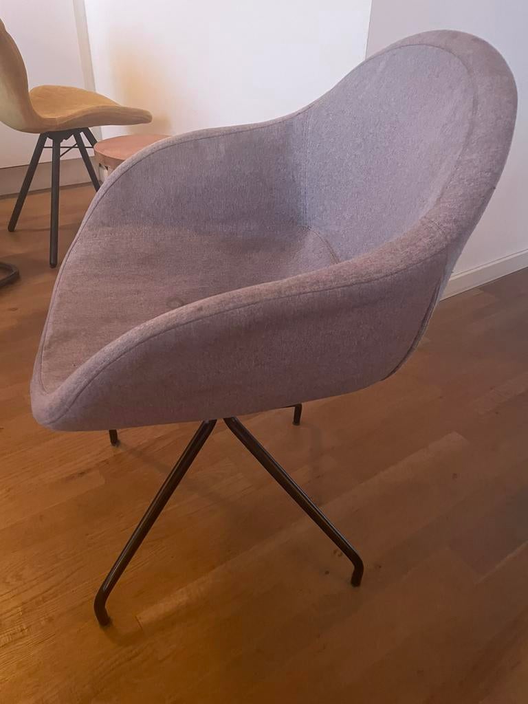 Gratis af te halen!! Eetkamer stoel, Huis en Inrichting, Stoelen, Ophalen of Verzenden, Gebruikt, Grijs, Eén