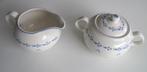 Suikerpot en roompot van Engels porselein, Antiek en Kunst, Antiek | Porselein, Ophalen of Verzenden
