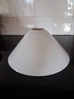 Antieke glazen lampenkap, Antiek, Gebruikt, Rond, Ophalen of Verzenden