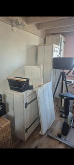 Leuke steigerhouten kasten, Tuin en Terras, Ophalen of Verzenden, Zo goed als nieuw, Hout, Overige typen