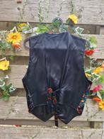 Prachtig uniek fluwelen vintage gilet met bloemetjes, Kleding | Dames, Ophalen of Verzenden, Zo goed als nieuw, Maat 38/40 (M)