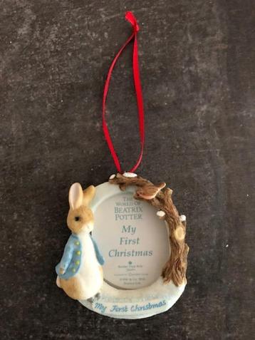 Beatrix Potter Peter Rabbit Kerst Hanger Fotolijstje Konijn beschikbaar voor biedingen
