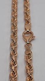 Gouden rope ketting 14kt Massief, Sieraden, Tassen en Uiterlijk, Kettingen, Www.bredajuwelier.nl, Nieuw, Ophalen of Verzenden