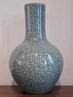 Grote Chinese vaas Chinees aardewerk celadon Guan craquelé, Ophalen of Verzenden