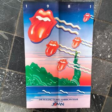 Rolling Stones -  American  tourposter  1981 beschikbaar voor biedingen