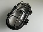 Vintage wand- of plafondputs / industrielamp / scheepslamp, Ophalen of Verzenden