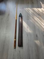 142cm Biljartkeu met koker ondertekend;I.Smits., Ophalen, Gebruikt, Keu of Ballen