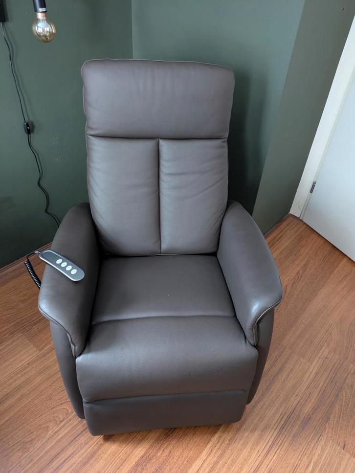 Himolla Leren Relaxfauteuil met Sta-op Functie, Huis en Inrichting, Fauteuils, Leer, 50 tot 75 cm, 75 tot 100 cm, Ophalen