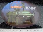 sticker fennek logo kmw krauss-maffei wegmann truck car army, Verzenden, Zo goed als nieuw, Bedrijf of Vereniging