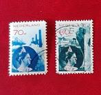 1931 Nederland Wilhelmina Nvph 236-237 Gestempeld, Postzegels en Munten, Postzegels | Nederland, T/m 1940, Ophalen, Gestempeld