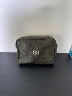 Luxe handgemaakte toilettas / travel pouch - Made in Italy, Ophalen of Verzenden, Nieuw, Groen, Leer