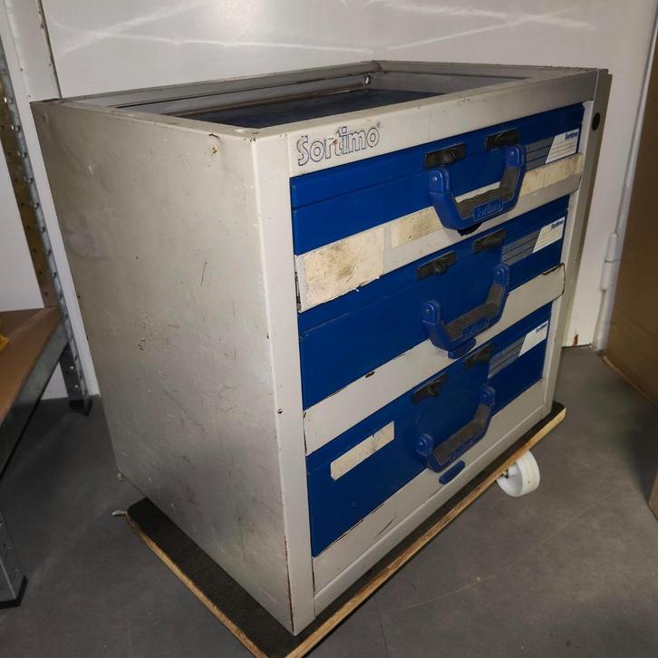 Sortimo kofferkast (assortimentskoffer - kisten -gereedschap, Doe-het-zelf en Verbouw, Gereedschapskisten, Gebruikt, Ophalen