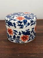 Antique Chinese lidded Porcelain Box, Ophalen of Verzenden