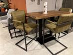 SHOWROOMUITVERKOOP | ROCCA BARSTOOL | BULL GREEN, Kunststof, Met voetsteun, Ophalen of Verzenden, Zo goed als nieuw