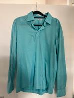 Kiton Aquablauw Overhemd L, Ophalen of Verzenden, Zo goed als nieuw, Blauw