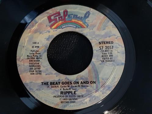 Ripple – The Beat Goes On And On, Cd's en Dvd's, Vinyl Singles, Gebruikt, Single, R&B en Soul, 7 inch, Ophalen of Verzenden