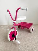 Stevige roze driewieler kinderfietsje Winther met laadbak, Ophalen, Zo goed als nieuw, Winther, Verstelbare zitting
