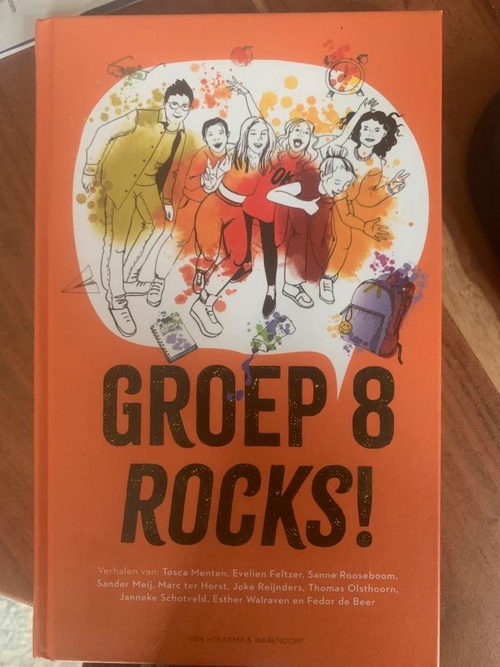 Groep 8 Rocks! - Leuk boek voor de basisschool, Boeken, Kinderboeken | Jeugd | onder 10 jaar, Nieuw, Fictie algemeen, Ophalen of Verzenden