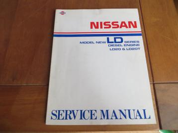 werkplaatsboek Nissan dieselmotor LD20, LD20T 1983 beschikbaar voor biedingen