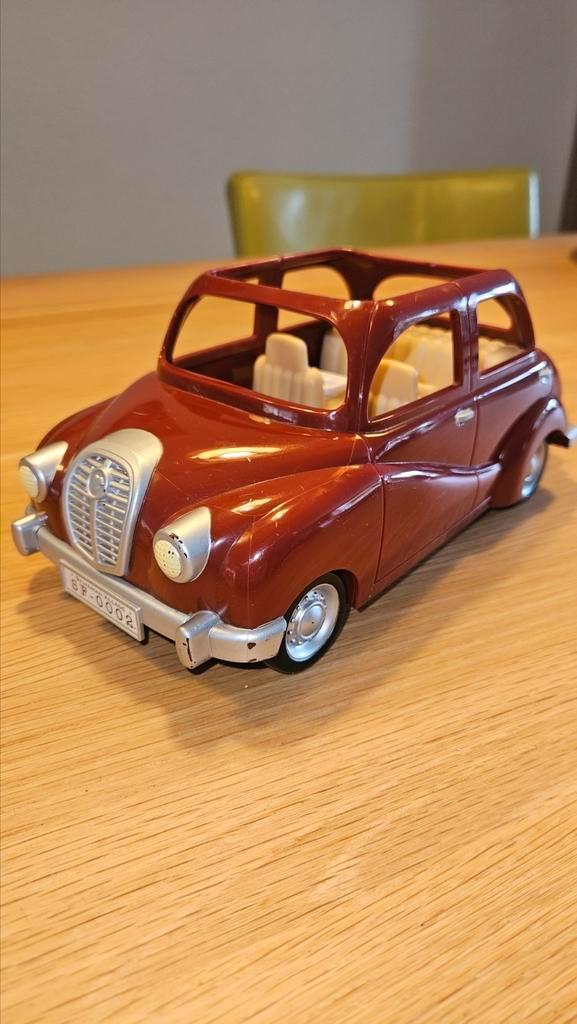 Sylvanian Family auto incl accessoires, Kinderen en Baby's, Speelgoed | Poppenhuizen, Zo goed als nieuw, Toebehoren, Ophalen of Verzenden