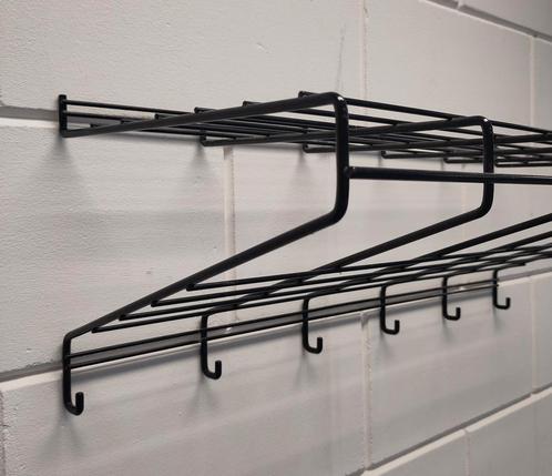 Vintage Ikea kapstok draadstaal metalen wandkapstok Fran, Huis en Inrichting, Woonaccessoires | Kapstokken, Gebruikt, Wandkapstok