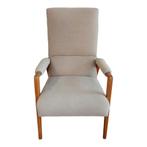 Vintage fauteuil, arm chair, relax stoel, Huis en Inrichting, Fauteuils, Ophalen, Hout, Gebruikt, Minder dan 75 cm
