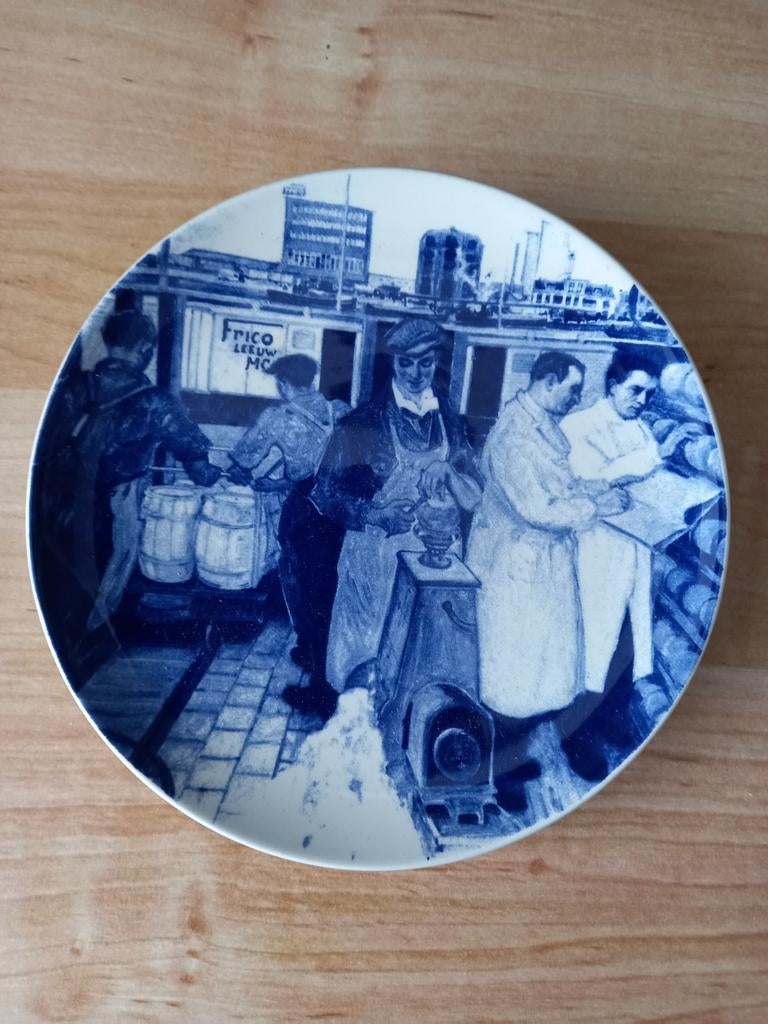 Keramisch wandbord Frico Leeuwarden, Antiek en Kunst, Antiek | Wandborden en Tegels, Ophalen