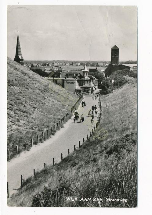 Wijk aan zee - Strandweg [KRST005-2371, Verzamelen, Ansichtkaarten | Nederland, Gelopen, Noord-Holland, 1940 tot 1960, Verzenden