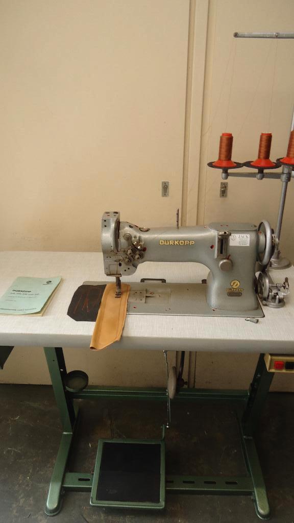 Industrie Naaimachine Durkopp Dubbel naaalds Dubbeltransport, Hobby en Vrije tijd, Naaimachines en Toebehoren, Gebruikt, Naaimachine