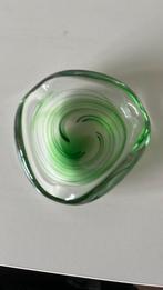 KristalUnie Maastricht, swirl asbak. Max Verboeket., Antiek en Kunst, Antiek | Glas en Kristal, Ophalen of Verzenden