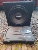 Gladen subwoofer met caliber versterker.  alleen ophalen, Auto diversen, Autospeakers, Ophalen, Gebruikt