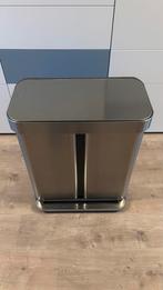 Simplehuman Recycler 58l Prullenbak - Afvalscheiding, Ophalen, Gebruikt, Met pedaal, 50 tot 75 cm