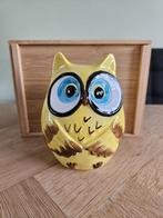 Spaarpot uil geel, Verzamelen, Spaarpotten, Ophalen of Verzenden, Nieuw, Steen, Aardewerk of Keramiek, Dier