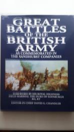 GREAT BATTLES OF THE BRITISH ARMY - David G. Chandler, Boeken, Oorlog en Militair, David G. Chandler, Algemeen, Niet van toepassing