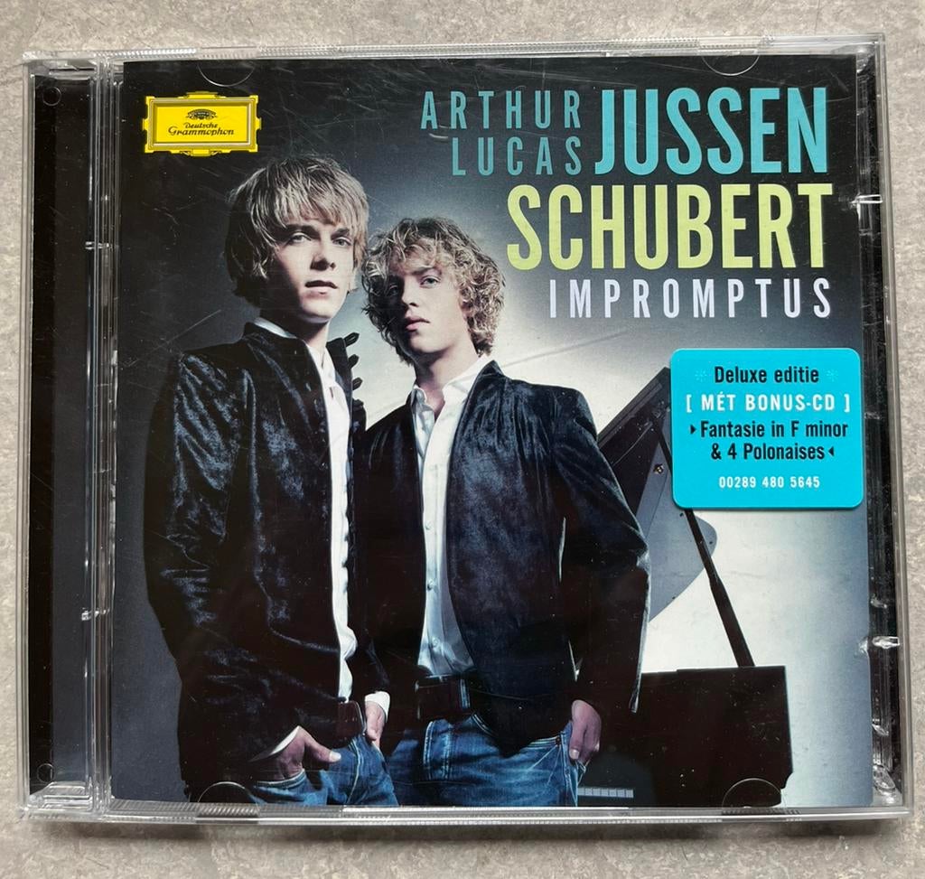 Arthur & Lucas Jussen - Impromptus (Schubert)(cd klassiek), Ophalen of Verzenden, Classicisme, Zo goed als nieuw, Overige typen