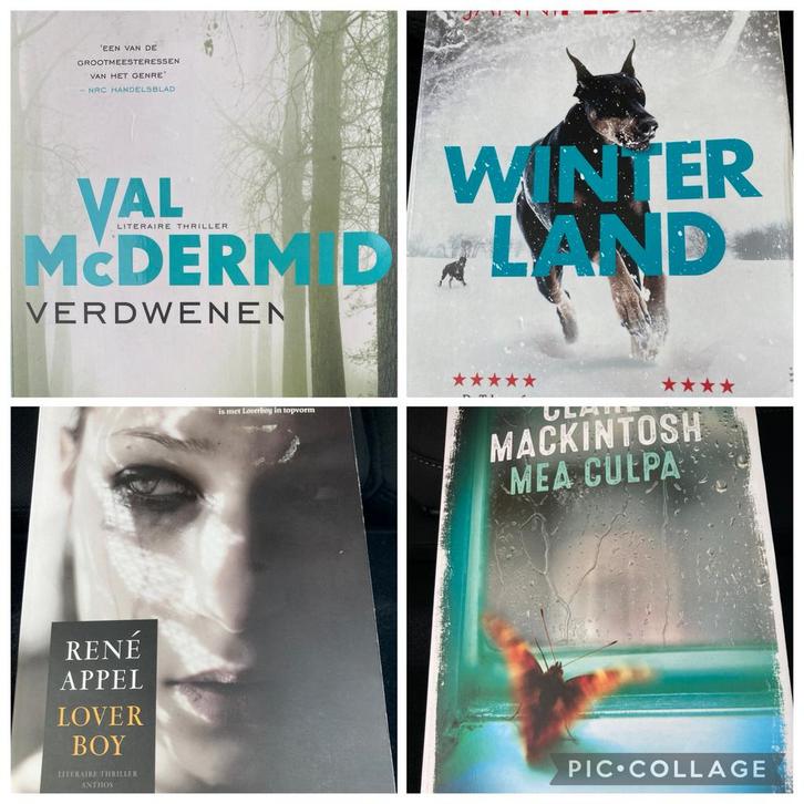 4 thrillers 1 prijs, veel leesplezier, Boeken, Thrillers, Gelezen, Europa overig, Ophalen of Verzenden