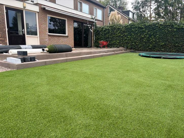 Nieuw Kunstgras op Rol - 2m x 7,60m, Tuin en Terras, Gras en Kunstgras, Nieuw, Kunstgras, 10 tot 20 m², Ophalen