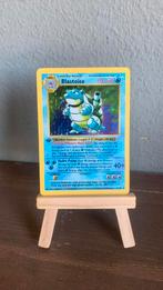 Blastoise 1st shadowless - base set, Ophalen of Verzenden, Zo goed als nieuw, Losse kaart, Foil