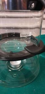 theepot met warmhouder van glas, Ophalen of Verzenden
