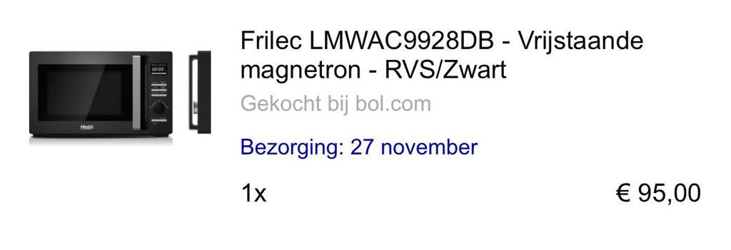 Vrijstaande magnetron + oven, Witgoed en Apparatuur, Magnetrons, Ophalen, Zo goed als nieuw, Oven