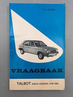 VRAAGBAAK TALBOT SIMCA 1978-1982, Ophalen of Verzenden