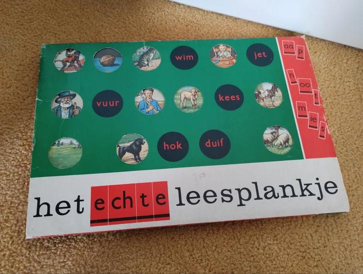 Het Echte Leesplankje - Vintage Leermiddel, Boeken, Kinderboeken | Jeugd | onder 10 jaar, Gelezen, Non-fictie, Ophalen