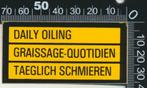 Sticker: Daily Oiling, Verzamelen, Ophalen of Verzenden, Zo goed als nieuw, Bedrijf of Vereniging