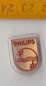 Philips Radio Logo embleem schildje plastic, Antiek en Kunst, Antiek | Tv's en Audio, Ophalen of Verzenden