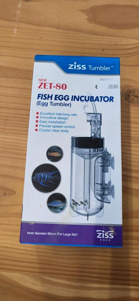 MOET NU WEG ZET-80 Fish egg incubator, Dieren en Toebehoren, Vissen | Aquaria en Toebehoren, Zo goed als nieuw, Overige typen